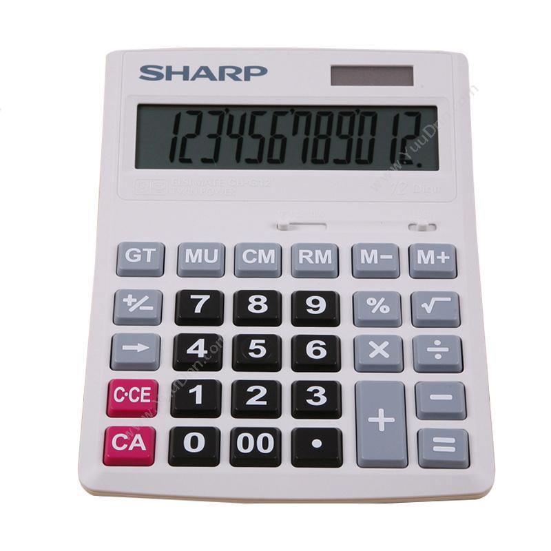 夏普 Sharp夏普 CH-G12   （白）常规计算器