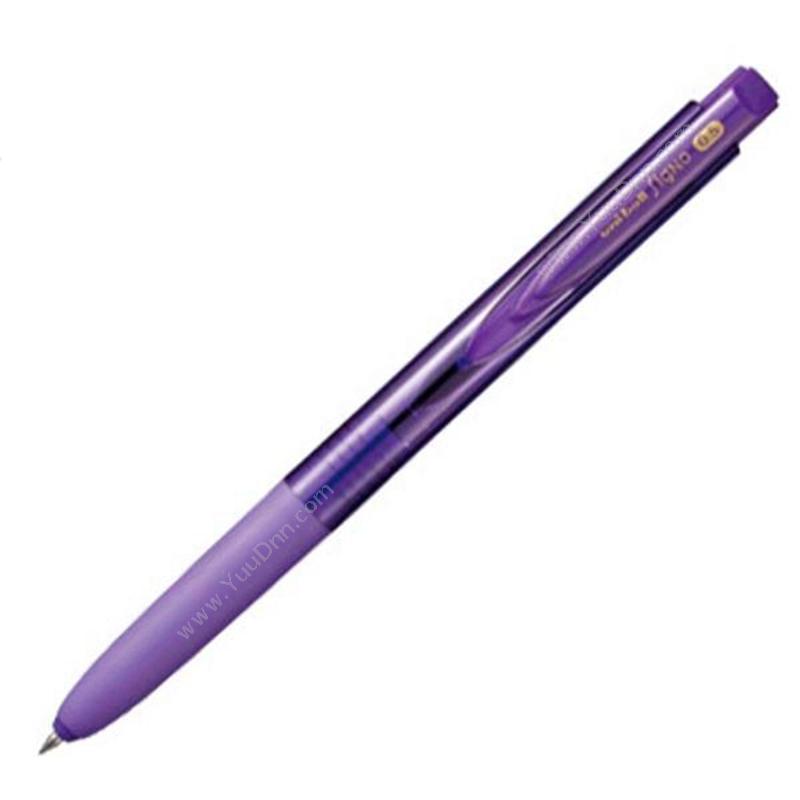 三菱 MitsubishiUMN-155 新顺滑多彩啫喱笔 0.38mm 紫色按压式中性笔