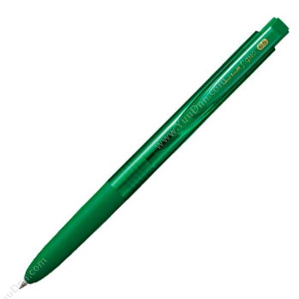 三菱 MitsubishiUMN-155 新顺滑多彩啫喱笔 0.38mm 绿色按压式中性笔