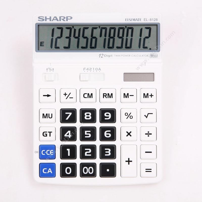 夏普 Sharp 夏普 EL-8128   （白） 常规计算器