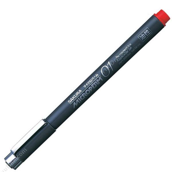 樱花 SakuraEOK01#19 油性针管笔01 0.1mm （红）单头记号笔