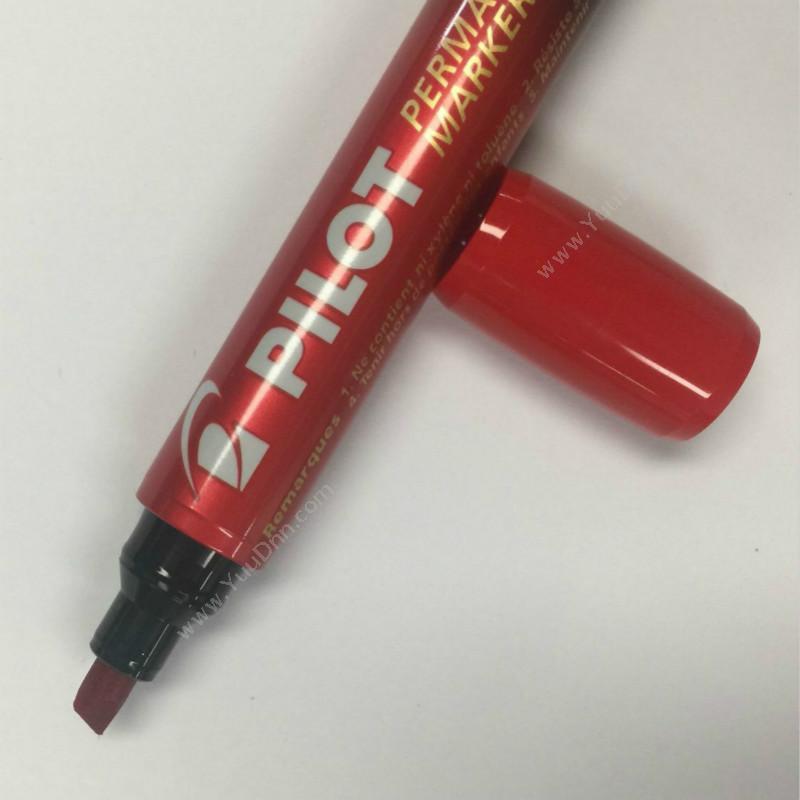 百乐 PilotSCA-100-R-CHN 油性箱头笔 F咀 （红）单头记号笔