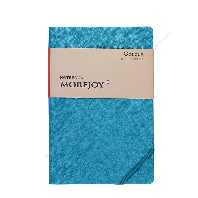 名爵 ManjazMJ-9006 MOREJOY 创意系列斜绑带三合一简装记事本 135*210mm 藏青色平装