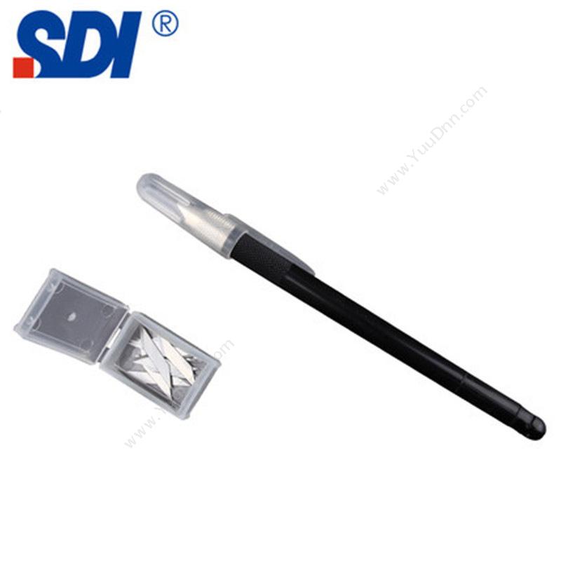 手牌 SDI5491 专业雕刻刀(笔刀）  （黑）美工刀