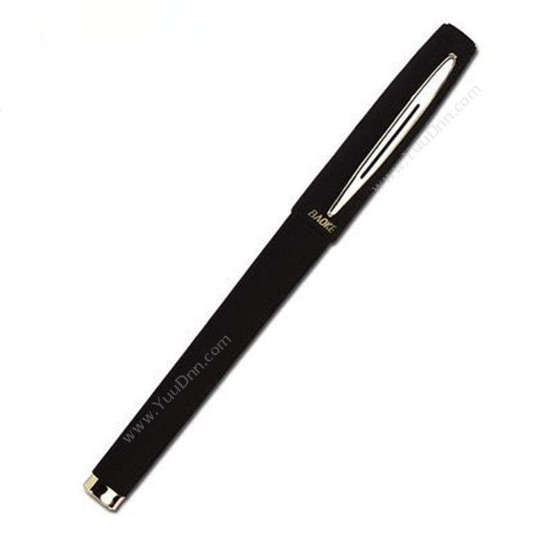 宝克 BaoKe PC1828 大容量中性签字笔 磨砂笔杆 0.5mm （黑） 12支/盒 插盖式中性笔