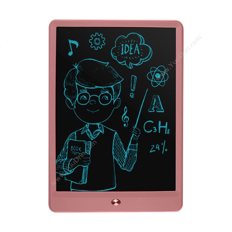 随身厅 SSTingSR-W10L 10英寸办公涂鸦绘画板光能电子液晶手写板粗笔迹 块 粉色 书写、记录移动白板
