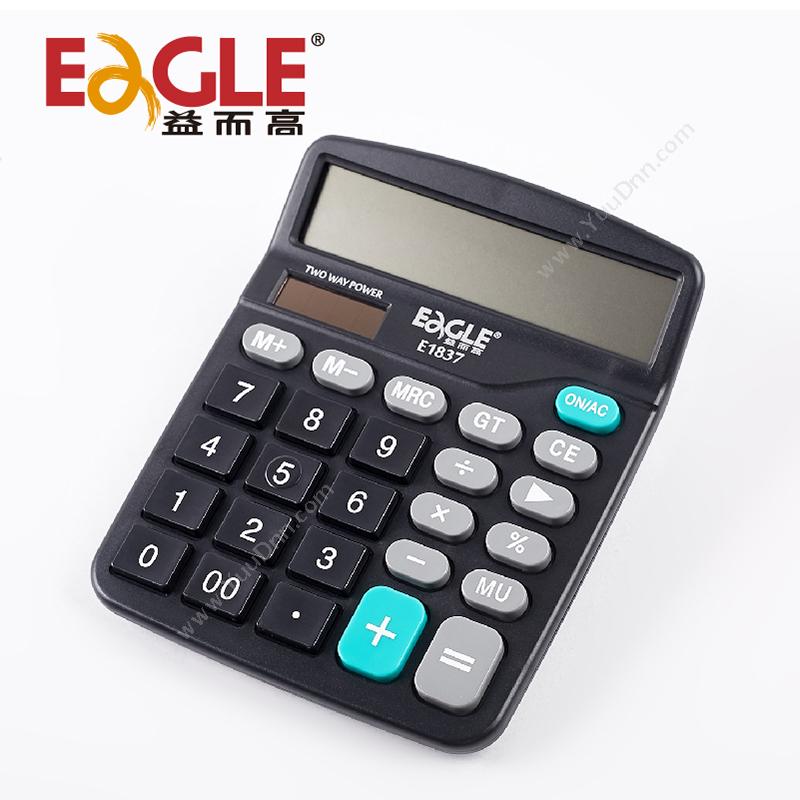 益而高 Eagle 12位运算计算器E1837 计算器 常规计算器