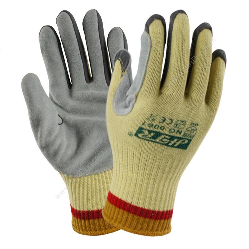 海太尔 HTR0061 防割缝皮手套  L  单付包装；60付/箱防割手套