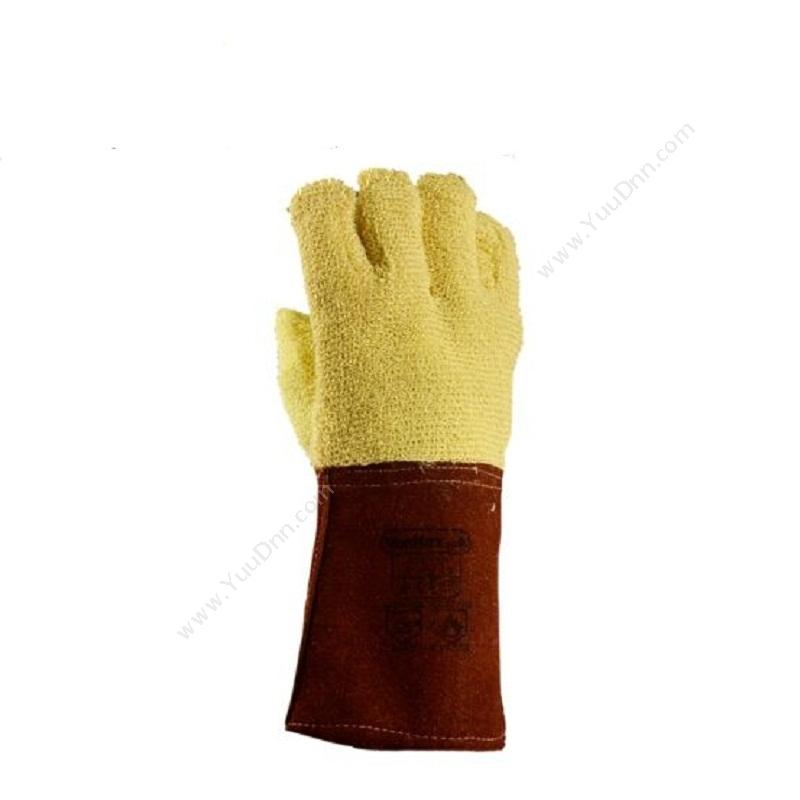 代尔塔 DeltaGFK58H（203007） 芳纶毛圈布 高温 均码（黄） 防350-400°C防割手套