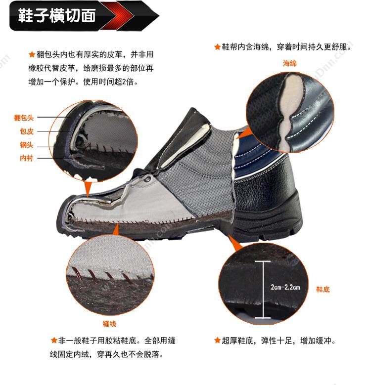 优工 Yougong PAC-B1212  44码   防砸电绝缘 打孔 绝缘安全鞋