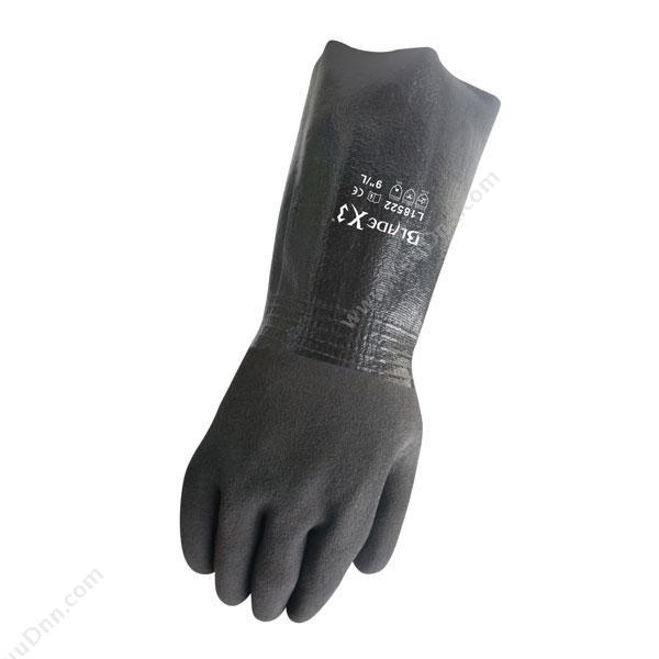 赛立特 Safety-inxsL18522 防切割三级磨砂丁腈氯丁防护袖防化手套 L防割手套