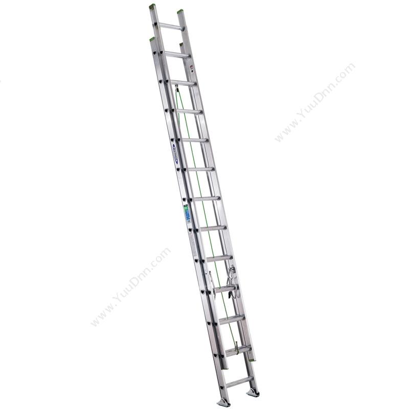 稳耐 WernerD1224-2 铝合金2节延伸梯拉梯6.4米直梯/一字梯