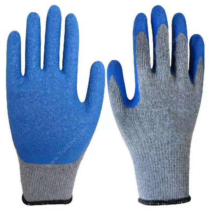 燕舞JCYCJ2018ST41172 纱+乳胶手套 均码(蓝)普通手套