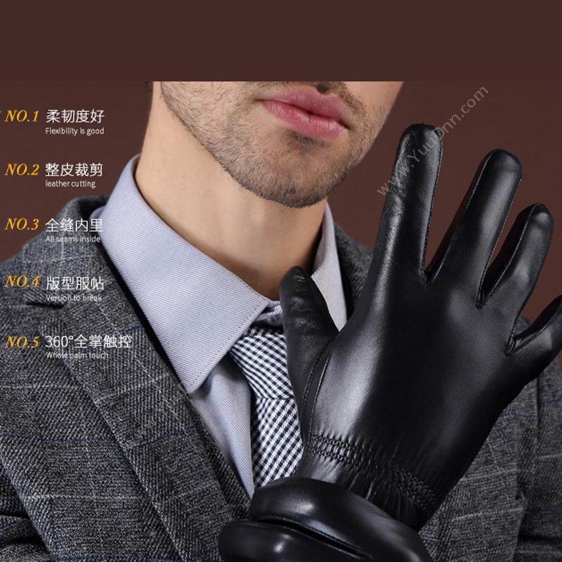燕舞 JCYCJ2018ST41135 男单皮手套 XL （黑） 普通手套