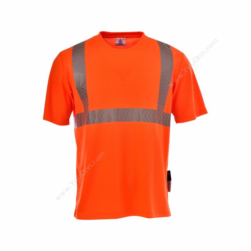安大叔80204 圆领衫 L （荧光橙色）圆领衫