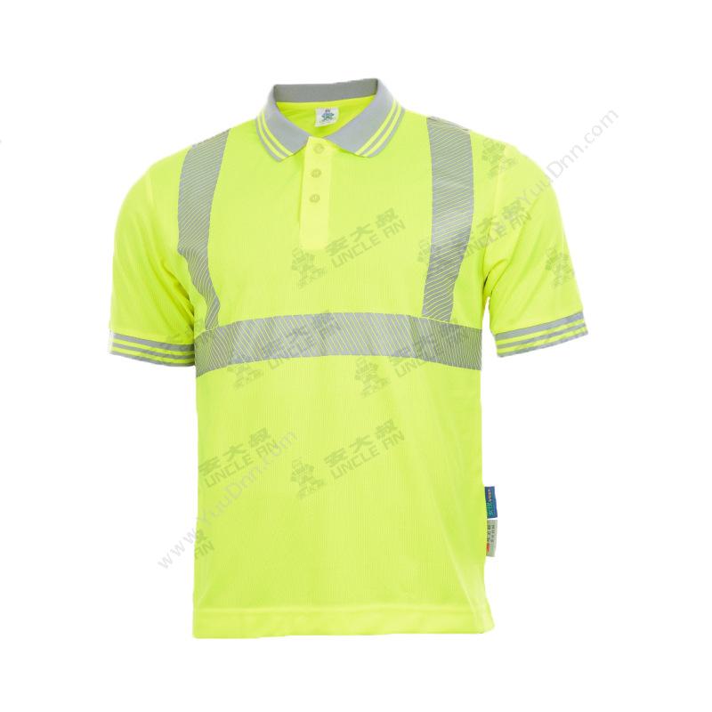 安大叔E870 POLO 衫 XL（荧光黄色）POLO衫