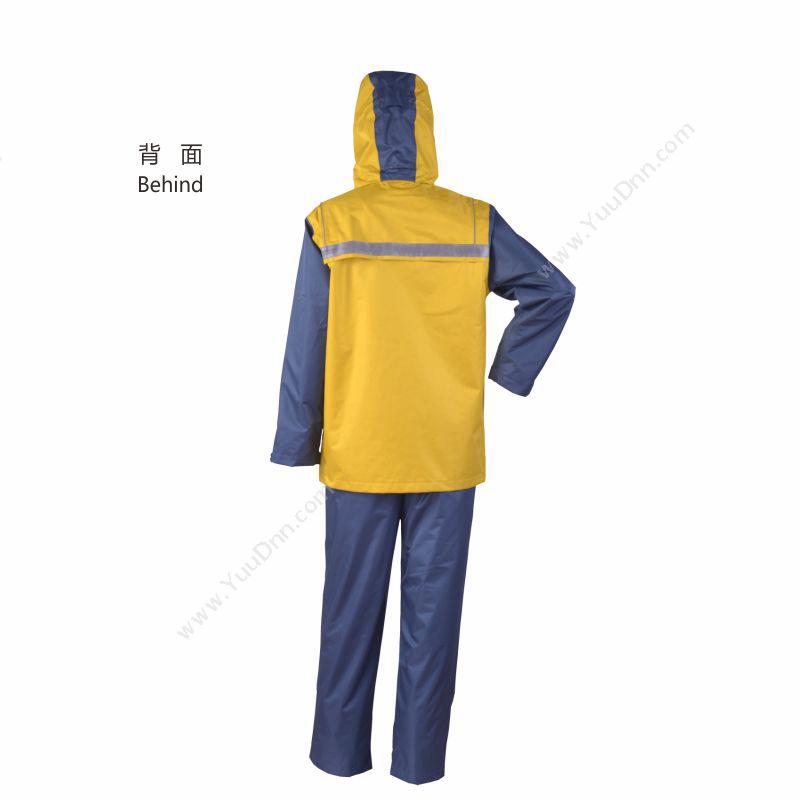 安大叔 CMCC-016 女套装 2XL （蓝黄色） 雨衣