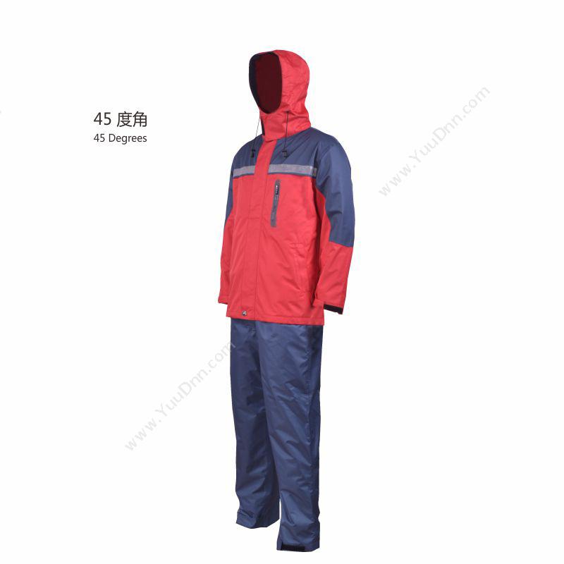 安大叔 CMCC-015 男套装 2XL（红蓝色） 雨衣