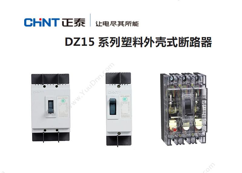 正泰 CHINT DZ15-40/3902 40A 透明型 塑壳断路器