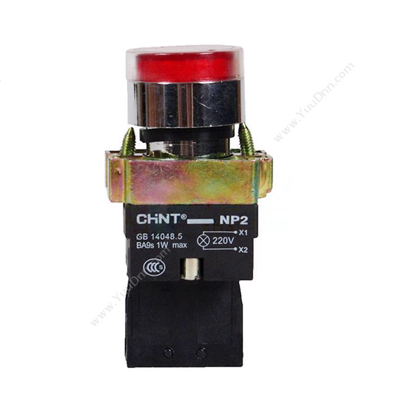 正泰 CHINTNP2-BW3462 220V LED 带灯带灯按钮