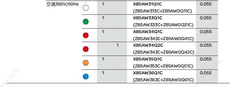 施耐德 Schneider XB5AS542C 红色蘑菇急停 转动复位 1NC（ZB5AZ102C+ZB5AS54C） 蘑菇头按钮