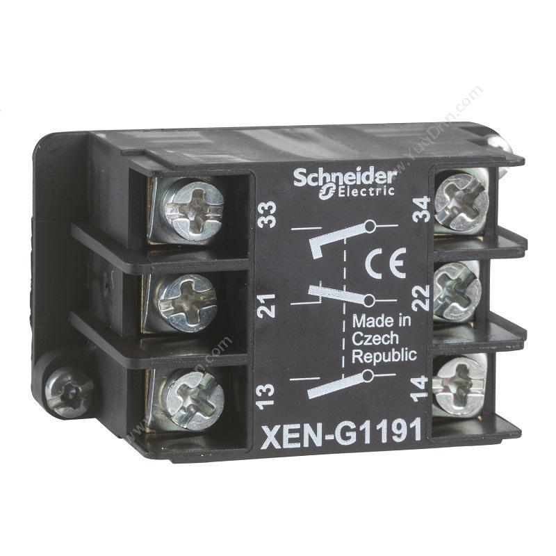施耐德 Schneider XENG1191 前装 2常开＋1常闭 其它按钮指示灯附件