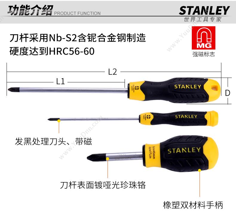 史丹利 Stanley STMT67556-8-23 强力型十字螺丝批