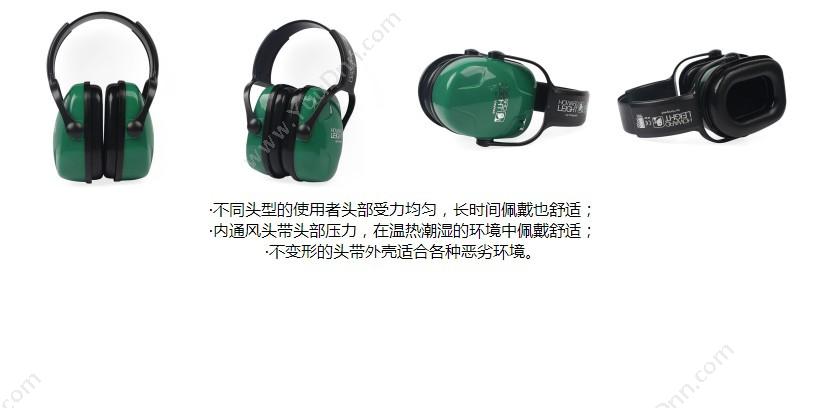 霍尼韦尔 Honeywell 1010970 Thunder T3 经济型 均码 （黑） 20付/箱 保护听力 耳罩