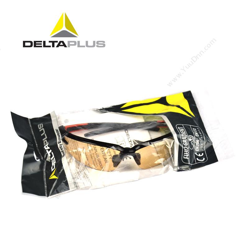代尔塔 DeltaFUJI2 GRADIENT（101110） 豪华型  浅橙色 10个/盒 保护眼睛防护眼镜