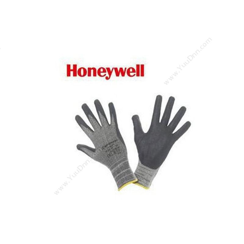 霍尼劳保 Honeywell2232273CN 舒适型微孔丁腈耐油防滑工作手套 8码 黑（灰） 10副/包普通手套