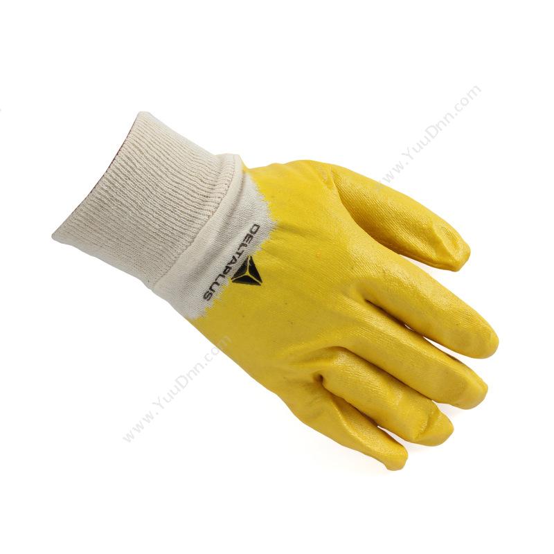 代尔塔 Delta 201015 轻型丁腈涂层手套 NI015/7（黄） 12副/打 普通手套