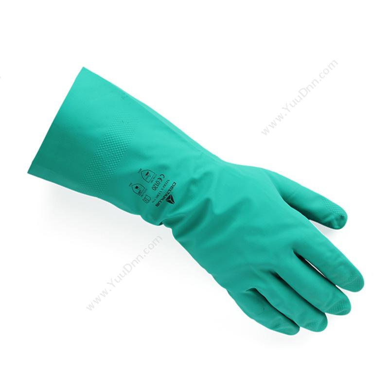 代尔塔 Delta 201801 经济型丁腈 VE801/9 （绿） 12副/打 防化手套