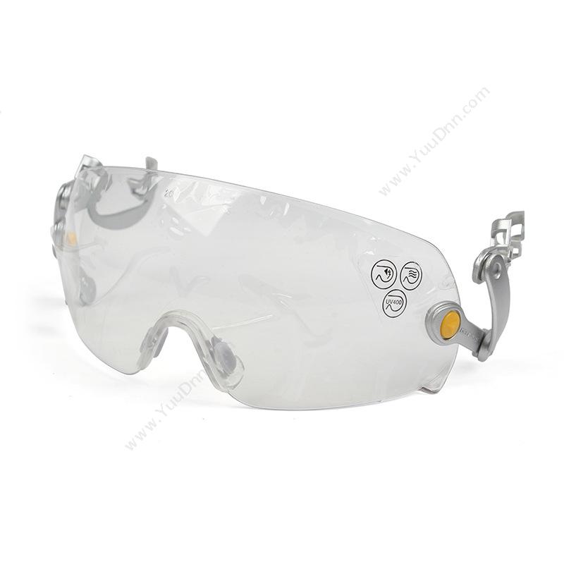 代尔塔 Delta101134 安全帽用 FUEGO 透明白色 10个/盒 防雾，防刮擦防护眼镜