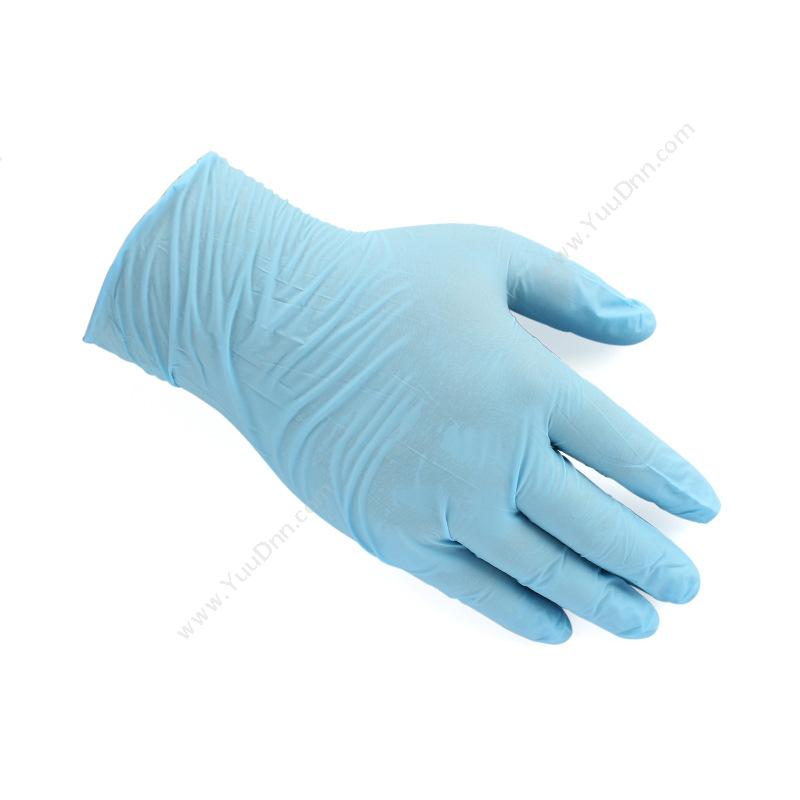 代尔塔 Delta201383 医疗超厚无粉乳胶手套0.25mm V1383/8.5 （蓝）10盒/箱一次性手套