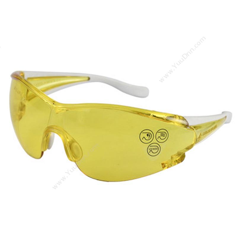 代尔塔 Delta 101127 时尚型安全眼镜黄色增亮 EGON YELLOW（黄） 10个/盒 防雾，防刮擦 防护眼镜
