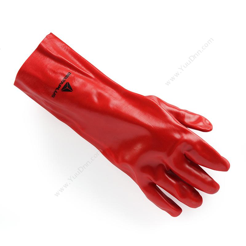 代尔塔 Delta201735 PVC手套 PVC7335/10 红色 12副/打防化手套