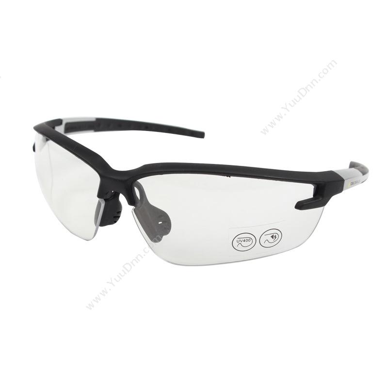 代尔塔 Delta101136 运动织带调节安全眼镜 PACAYA STRAP 透明白色 10个/盒 防雾防护眼镜