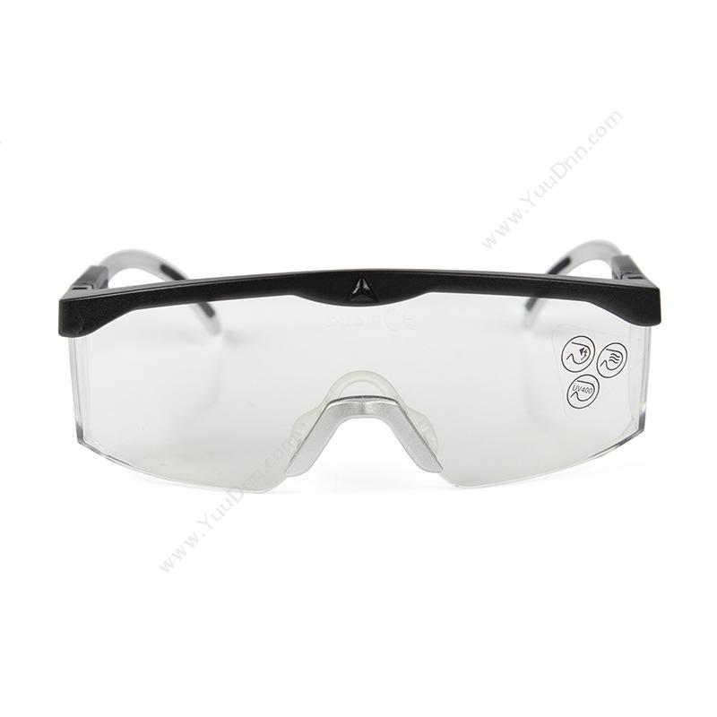 代尔塔 Delta101155 中国款昆仑安全眼镜 KUNLUN 透明白色 10个/盒 防雾，防刮擦防护眼镜
