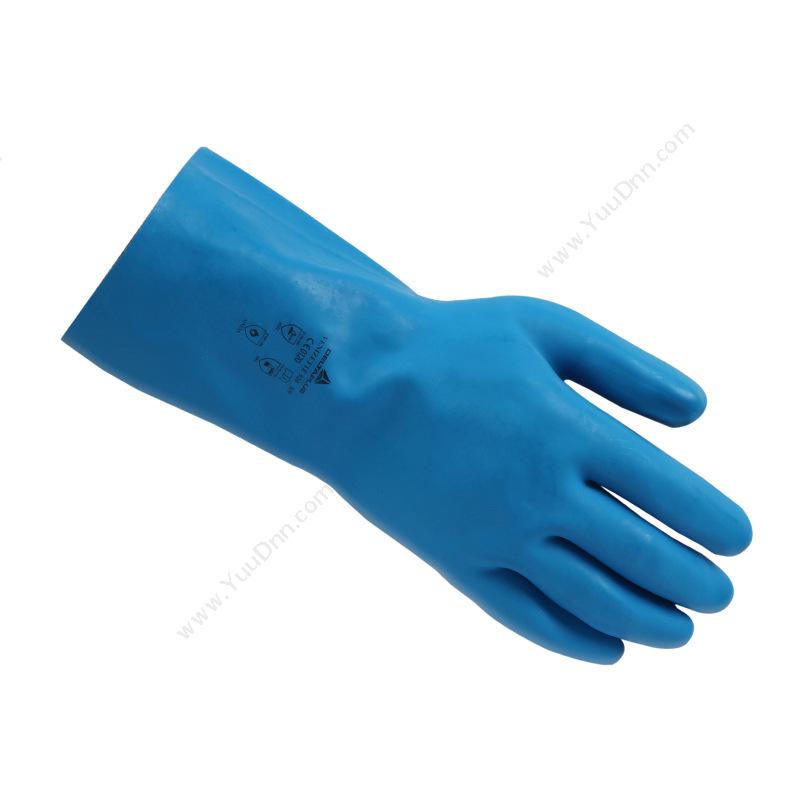 代尔塔 Delta201920 天然乳胶手套 VE920/9.5 （蓝）12副/打防化手套