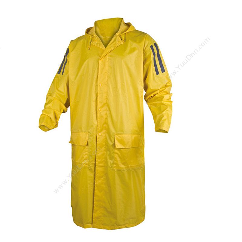 代尔塔 Delta407007 反光条连体 MA400 /L（黄）雨衣