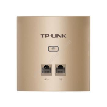 普联 TP-Link TL-AP300I-PoE 300M 无线面板式AP薄款香槟金（方） 室内AP