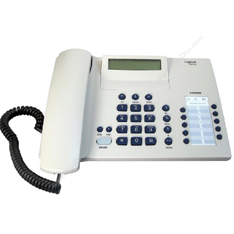 集怡嘉 Gigaset 2025c 高档商务办公电话机座机超耐用白色 有绳电话