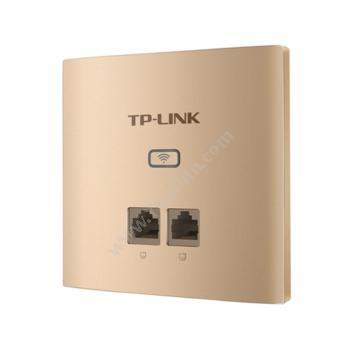 普联 TP-LinkTL-AP456GI-PoE 薄款香槟金（方） 450M千兆无线面板式AP室内AP