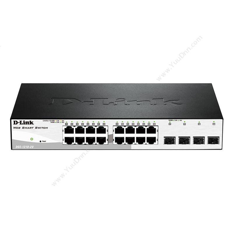 友讯 D-Link DGS-1210-20 16口千兆安全智能型网管交换机 千兆网络交换机