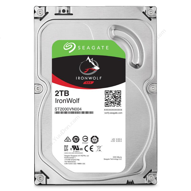 希捷 Seagate 硬盘 2TB 监控硬盘