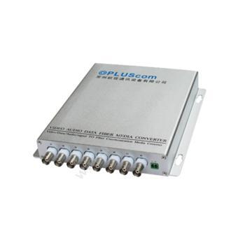 欧佳 OplusCom ON82V08T/R 8路视频+数据+音频光端机系列 三合一光端机