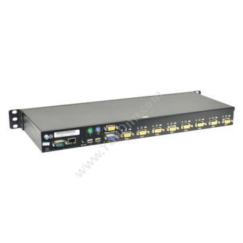 秦安 KinAn XM0108i 机架式 8口混接KVM VOER IP KVM控制平台