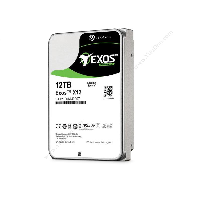 希捷 Seagate ST12000NM0007 12TB SATA企业级硬盘 监控硬盘