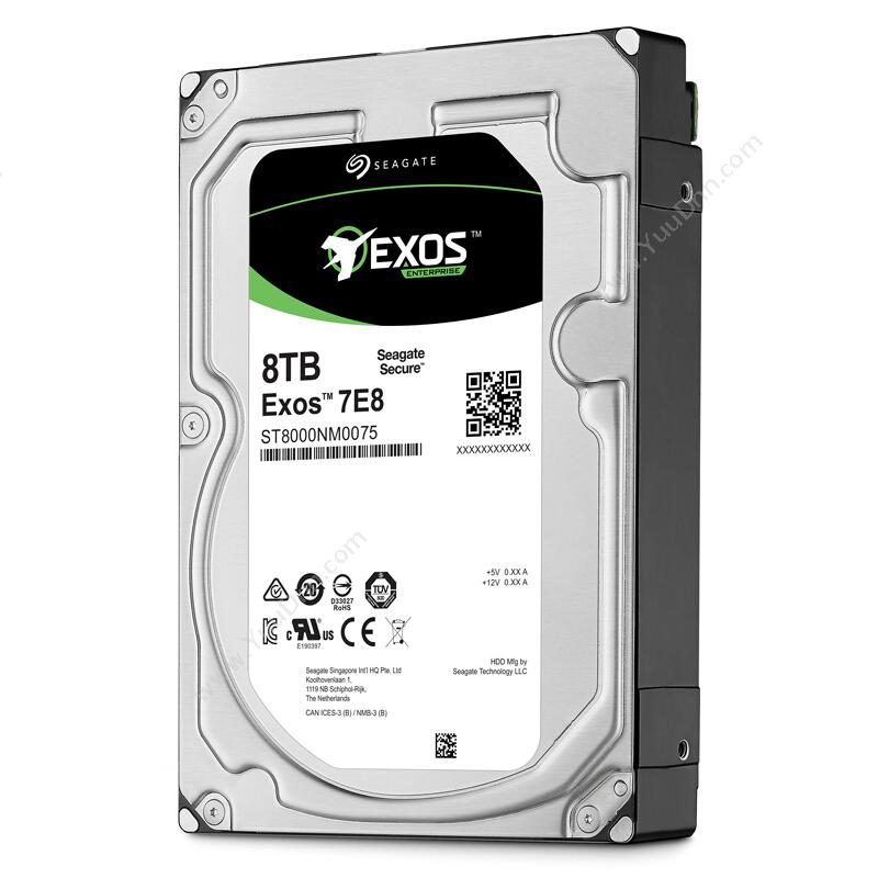 希捷 Seagate ST8000NM0075 8TB企业级SAS硬盘 监控硬盘