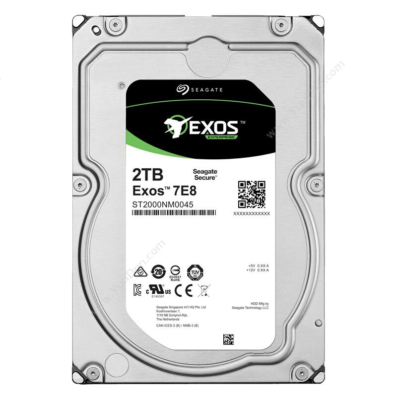 希捷 Seagate ST2000NM0045 2TB 512n SAS企业级硬盘 监控硬盘